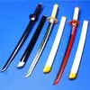 Cuchillo de Madera Corto de Bambú Versión Infantil de Tanjiro Demon Slayer: Kimetsu No Yaiba Pilar de la Llama Kyojuro Rengoku Mi Esposa Cuchillo de Madera Sin Filo