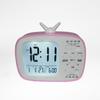 Reloj despertador de TV retro creativo dormitorio de estudiantes mesita de noche reloj electrónico transmisión de voz regalo electrónico G179