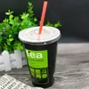 Copo de papel descartável de camada única para bebidas frias de 32 oz 34 oz 1000 ml Copo para beber Copo para batatas fritas Arroz tufado