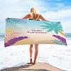 Toalla de Playa Cuadrada de Microfibra de Venta Caliente Transfronteriza Toalla de Baño Material Toalla Cuadrada Serie Verano Impresión Digital 3D