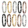 Pulsera magnética versátil de corazón a corazón de moda europea y americana para parejas, hermosa y simple pulsera de corazón hueco de moda
