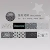 Fita de Fantasia Sombria Transfronteiriça Série Textura Cinza Estilo Ins Coreano Material de Decoração para Diário Estilo Salgado Adesivos 6 Tipos