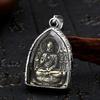 Guerrero de Hierro Estilo Nacional Acero de Titanio con Incrustaciones de Cristal Colgante de Moda de Buda Colgante de Acero Inoxidable de Guanyin Dios Trompa de Elefante