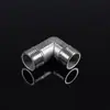 Codo de Unión de Acero Inoxidable 304 con Doble Rosca Interna, Accesorios de Unión para Tubería de Gas Roscados Interna y Externa, Engrosado de 1/2 Pulgada