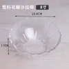 Bol Redondo de Acrílico para Ensalada de PC Transparente para Verduras, Huevos, Cocinar, Cuenco de Plástico para Frutas, Té, Lavabo, Comercial