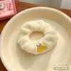 Muñeca fea estilo coreano Monstruo de Ojos Grandes peluche anillo para el pelo de intestino grueso anillo para el pelo peludo grueso ensanchado accesorios para el pelo de corazón de chica dulce