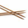 [Herramientas de Tejido] Agujas de Bambú, Agujas de Palo de Madera, Estambre Carbonizado para Suéter, Agujas de Bambú para Bufanda, Tejido a Mano DIY