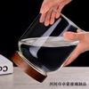 Frasco Sellado de Vidrio Transparente con Tapa de Madera, Frasco de Almacenamiento de Vidrio para Cáscara de Mandarina Seca y Té, Frasco de Almacenamiento Doméstico para Granos y Cereales