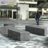 Banco de Lazer para Paisagismo de Jardim Assento de Parque em PRFV Cadeira de Lazer de Concreto Banco de Descanso Externo Banco para Árvore Piscina