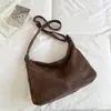 Bolsa de mano casual estilo vintage, nuevo modelo principios de otoño 2026, gran capacidad, color sólido, versión coreana, bandolera de hombro para el día a día, moderna