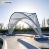 Departamento de Ventas de Producción de Esculturas de Acero Inoxidable de Gran Tamaño, Campus, Plaza, Anillo de Referencia, Espejo Abstracto, Adornos de Paisaje de Metal