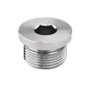 Tapón de Sellado de Anillo Ed con Enchufe Hexagonal de Acero Inoxidable 304 con Borde de Brida Tapón de Aceite Tornillo de Enchufe de Cable Imperial G1/2 3/4