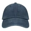 Boné de Baseball Vintage Lavado para Homens, Tendência de Outono Respirável Retro Versátil Cor Sólida Chapéu de Pai Boné com Aba para Uso Externo Atacado
