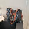 Bolsas para Mulheres Estilo Novo Transfronteiriço 2025 Grande Capacidade Casual Versátil Trabalho Deslocamento Estilo Bolsa de Ombro Bolsa Tote