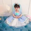 Vestido de Performance de Halloween para Meninas, Vestido de Tule Moderno, Fantasia de Role-Playing para Festa Temática Infantil