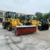 Suministros del Fabricante Cepillo Rodillo Quitanieves Montado en Vehículo, Carretilla Elevadora, Máquina Grande Quitanieves y Arado de Nieve para Carreteras, Máquina Quitanieves Modificada para Cargador