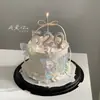 520 Decoraciones para Pastel del Día de San Valentín, Mariposas Perladas Iridiscentes, Hermosas Decoraciones de Confesión Festiva para Parejas, Insignias