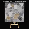 Azulejos de Piedra de Lujo Ligero 400X400 para Cocina, Hotel, Baño, Casa de Huéspedes, Balcón, Antideslizantes, Resistentes al Desgaste, Azulejos Pequeños de Piso para Exportación