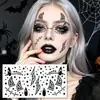 Amazon Transfronterizo Halloween Pegatinas de Diamante Bruja Disfraz de Cos Cara Decoración Cicatriz Cruzada Danza Pegatinas de Diamante