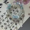 Pulseira de contas de borboleta de estilo chinês mais vendida para mulheres na temporada de abertura Impressão feminina leve Luxo Nicho Elegante Casal