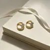 Novos brincos irregulares transfronteiriços para mulheres, tarraxas elegantes estilo ins coreano, modernos, luxo leve, brincos de alta qualidade atacado
