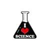 Insignia de Tema de Dibujos Animados Serie "Ciencia" Microscopio/Botella/Modelo Estructurado con Broche de Forma Exquisita