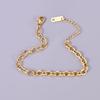 S17 lote misto de acessórios de joalheria estilo ins transfronteiriço europeu e americano pulseira DIY corrente de aço inoxidável banhada a ouro 18k