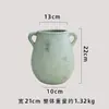 Vaso Cerâmico Japonês Retrô Manuscrito Ornaments Decorações para Sala de Estar, Casa de Hóspedes, Entrada Ornamentos de Mesa com Vento Antigo e Silencioso