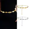 Cadena para la cintura para mujer, de alta gama, versátil, retro, bohemia, estilo étnico, cinturón de metal, vestido decorativo para mujer, simple
