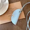 Esquema de Cores da Primavera ~ Colar de Bolsa Dumpling de Couro para Mulheres com Alça no Pescoço Bolsa Anti-Perda para Chaves Clipe Portátil para Óculos Acessórios