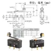 Peças para empilhadeira elétrica, interruptor de elevação, válvula multivias Heli, cabeça de alavanca, acelerador, manuseio, carga e descarga, microinterruptor de 2 fios.
