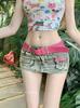 [Venta al por mayor transfronteriza] Dopamine Wear American Graffiti Camisola pequeña de verano para mujer, dulce y sexy