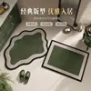 Alfombrilla de Suelo de Barro Diatomeas Francesa Alfombrilla de Baño Hogar Inodoro Absorción de Agua Secado Rápido Antideslizante Alfombrilla de Secado Rápido para Pies