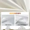 Salão de Conferências Hotel Banquete Retangular Sobremesa Intervalo para Chá Cor Sólida Branca High-End Luxo Leve Toalha de Mesa Toalha de Mesa