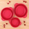 Cesta de Drenagem de Silicone Amazon Coador Dobrável de Aço Inoxidável Cesta de Vegetais para Pia de Cozinha Cesta de Frutas Doméstica Retrátil