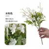 Ramo Artificial de Flor de Peral Pequeño, Flores Falsas Realistas de Alta Calidad, Ramo Decorativo para Sala de Estar de Casa de Huéspedes y Decoración del Hogar