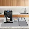 Tapete de Silicona para Cafetera Transfronterizo, Tapete Drenante, Posavasos para Tazas y Platos de Encimera de Cocina y Barra, Bandeja Antideslizante a Prueba de Humedad, Mantel Individual, Tapete Aislante Térmico
