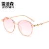 Óculos de sol TR90 Novos 2021 Óculos de sol Masculino e Feminino Estilo Retro Europeu e Americano Moda Óculos Degradê 9729