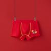 Ropa interior roja para niños algodón año del dragón bóxer bebé shorts rojo chino año de nacimiento niños ropa interior roja niños