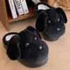 Pantuflas de Cachorro 2025 Invierno para Hombres y Mujeres de Algodón Calientes y Antideslizantes para Interiores en Casa Lindas con Talón Engrosado Forradas de Felpa Desodorantes