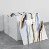 Papel Pintado Autoadhesivo Baño Impermeable Imitación Azulejo Pegatina de Pared Resistente a la Humedad Hogar Base de Papel de Aluminio Baño Anti-moho Mármol Pegatina