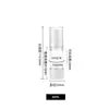 15ml 30ml 50ml Alta Transparencia como Botella de Bomba para Loción de Pared Gruesa Botella Pulverizadora de Niebla Fina Portátil para Viajes Botella Rellenable