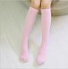 Calcetines finos de primavera y verano para niños, calcetines de tubo de terciopelo, calcetines hasta la rodilla para niños y niñas, tres barras, estudiantes 61 calcetines de baile