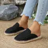 Dopamina Verão Confortável Roupa de Casa Roupa Externa 2026 Comércio Exterior Transfronteiriço Tecido Vazado Cobertura de Cabeça Chinelos Pessoa Preguiçosa Slip-on