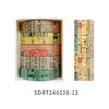 Falling Time Retro Sal Mão Conta e Fita de Papel Volume Completo terno Livro de Mão Conta Diário Básico Adesivo Decorativo