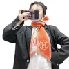 Otoño e invierno Nueva moda coreana bufanda de lana elástica tejida cálida versátil bufanda retro para estudiantes bufanda de invierno