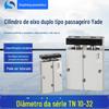 Cilindro de Haste Dupla de Eixo Duplo Tn/Tda20X75S Tipo Passageiro Yade Tn10X50 Cilindro Duplo Cilindro Duplo Componentes Pneumáticos