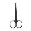 Cortador de pelos do nariz de cabeça redonda, aço inoxidável, barbear pelos do nariz, cortador de segurança manual, cortador de pelos do nariz masculino, ferramenta de beleza, tesoura pequena