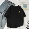 Camiseta de manga corta con cuello redondo para mujer, nueva, holgada, estilo coreano, con estampado de verano, para estudiantes, venta al por mayor