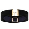 Collar de Terciopelo Coreano Negro Gótico Retro Europeo y Americano Hebilla de Metal Cadena para el Cuello Cadena para el Cuello Cadena Collarín